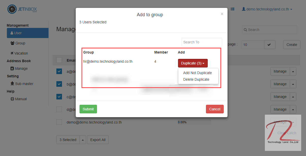 [Email Panel] วิธีการ Create Group Mail / Forwarder – Manual EN