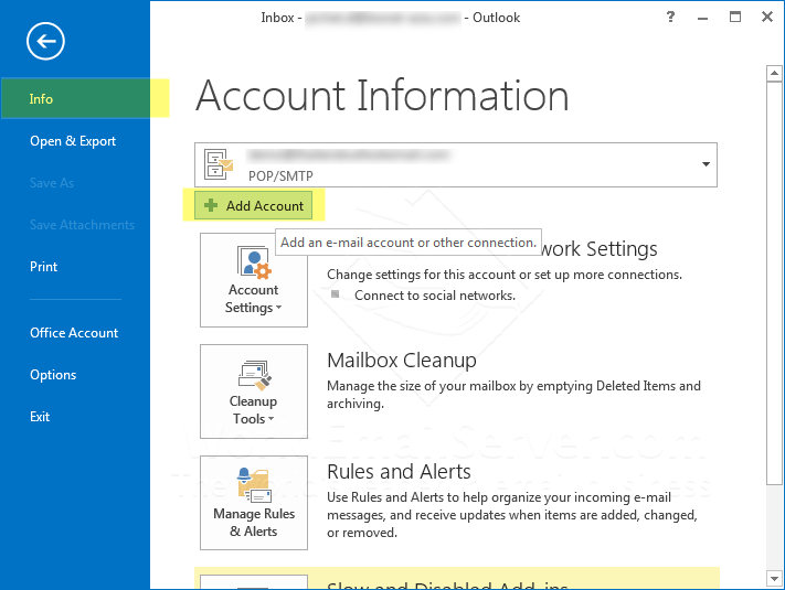 microsoft outlook account