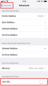 add mail account ios 